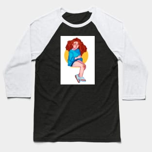 Red Hair Baseball T-Shirt